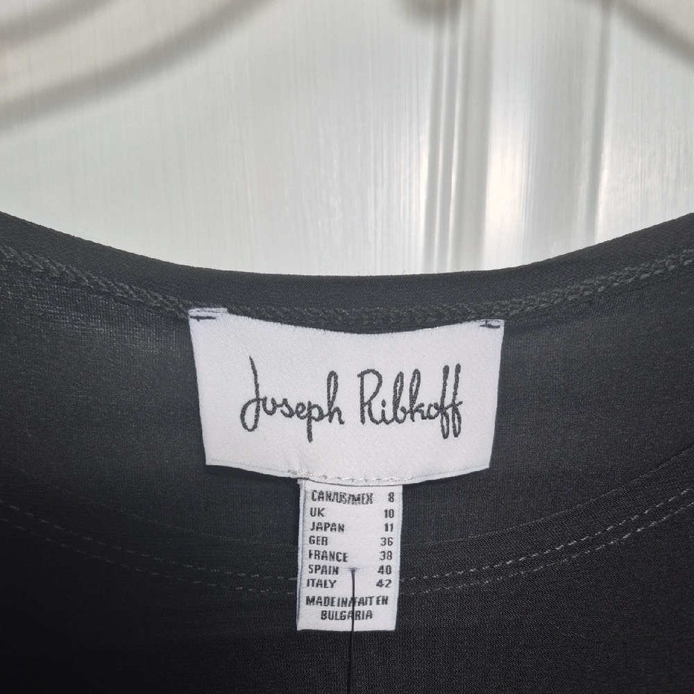 Joseph Ribkoff Black Tunic with Silver Studs NWT - Picture 2 of 4